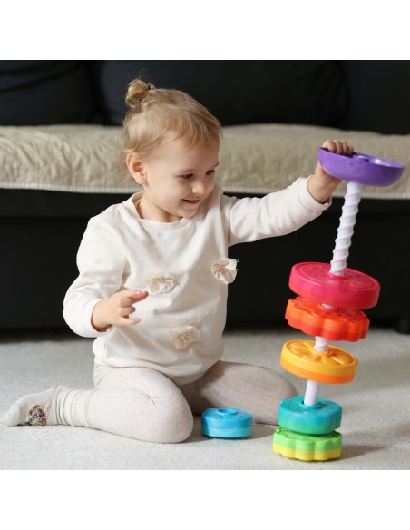 Educational Pyramid Twisted Tower of Animals WOOPIE BABY