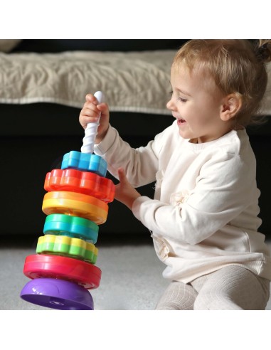 Educational Pyramid Twisted Tower of Animals WOOPIE BABY