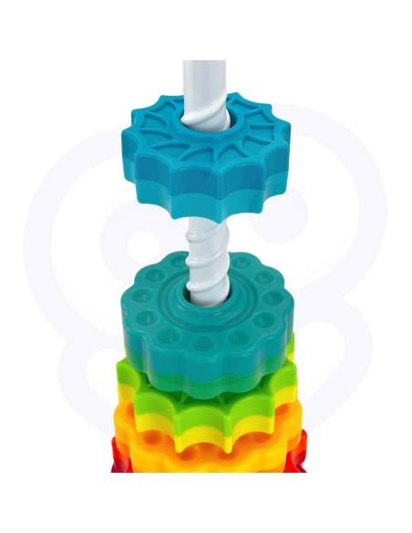 WOOPO BABY Educational Pyramid Twisted Tower for Children