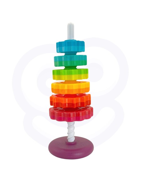 WOOPO BABY Educational Pyramid Twisted Tower for Children