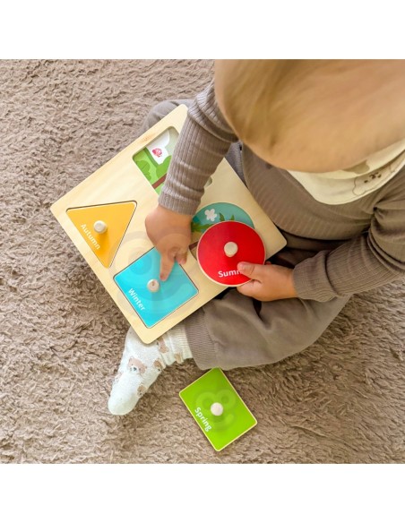 WOOPIE GREEN Pudełko Box 6w1 13-15m Montessori Edukacyjne Sensoryczne