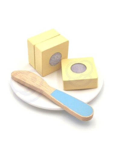 WOOPIE GREEN Drewniany Toster Zestaw Śniadaniowy z Akcesoriami