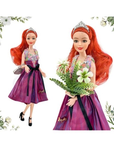 WOOPIE ROYAL Lalka Emi Style Fashion 32 cm - Stylowa Księżniczka w Różowej Sukni + Akcesoria