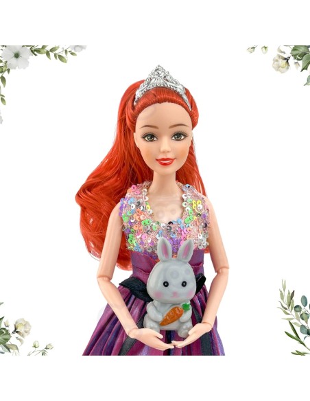 WOOPIE ROYAL Lalka Emi Style Fashion 32 cm - Stylowa Księżniczka w Różowej Sukni + Akcesoria