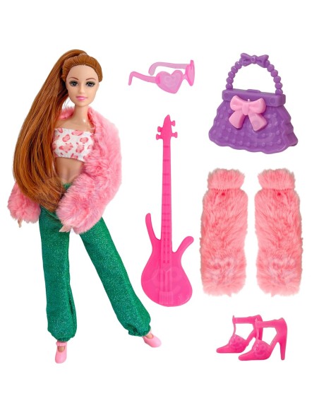 WOOPIE ROYAL Lalka Emi 30 cm - 12 Ukrytych Niespodzianek + Ubranka i Dodatki