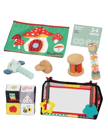 WOOPIE GREEN Pudełko XXL Montessori Sensoryka i Edukacja 6w1