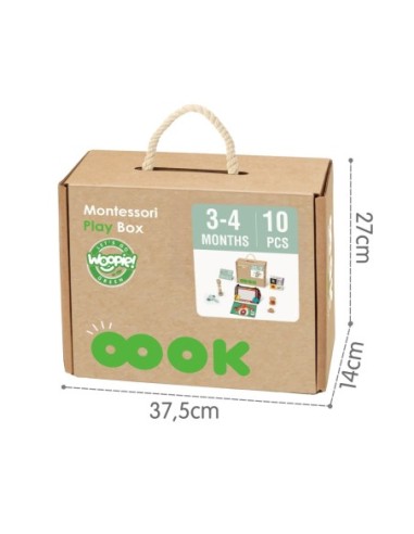 WOOPIE GREEN Pudełko XXL Montessori Sensoryka i Edukacja 6w1