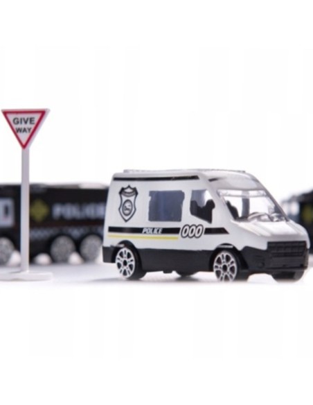 WOOPIE Samolot Transportowy Duży z Wozami Policyjnymi