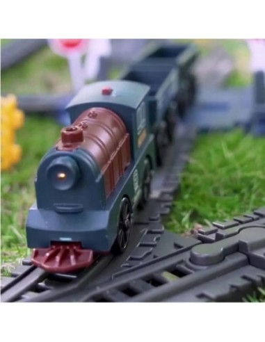 WOOPIE Kolejka Lokomotywa Towarowa XXL Baterie 90ele.