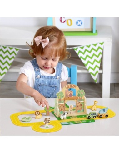 TOOKY TOY Zestaw Mini ZOO Przenośny Zestaw Torba Zwierzęta