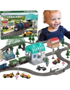 WOOPIE Pociąg Elektryczny Kolejka Zestaw Miasteczko