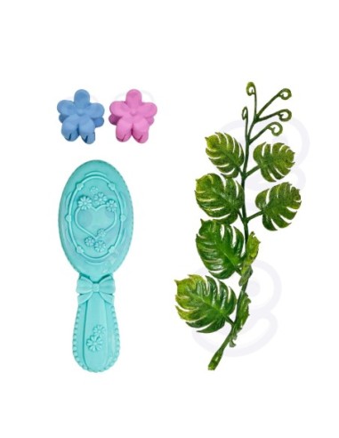 WOOPIE ROYAL Lalka Emi Wróżka z Kolorowymi Skrzydłami i Szczotką do Włosów