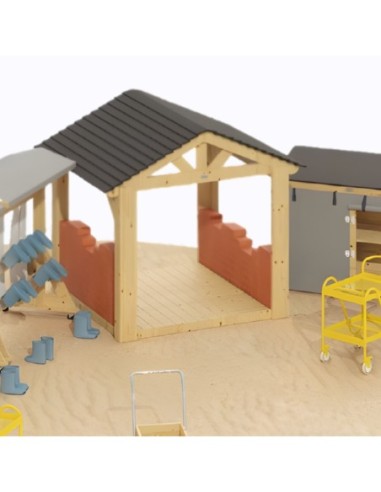 CLASSIC WORLD EDU Duży Drewniany Domek Altana Plac Zaabaw