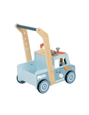 TOOKY TOY Drewniany Chodzik Samochód Mini Warsztat STEM