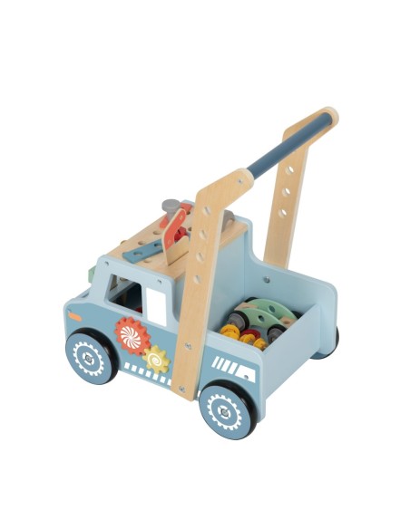 TOOKY TOY Drewniany Chodzik Samochód Mini Warsztat STEM
