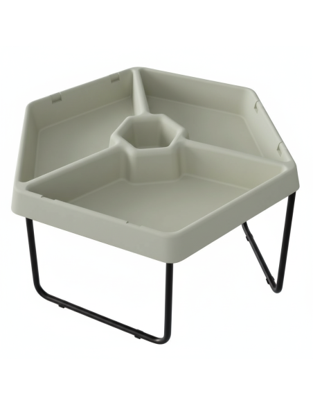 Masterkidz Hexagonal Sensory Tray – STEM, Sorting, Learning