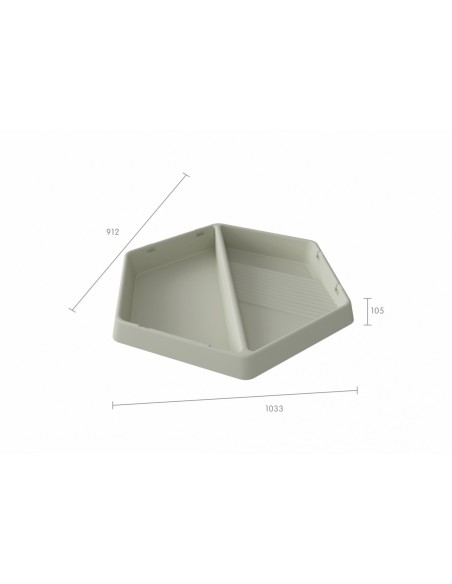 Masterkidz Hexagonal Sensory Tray – STEM, Sorting, Learning