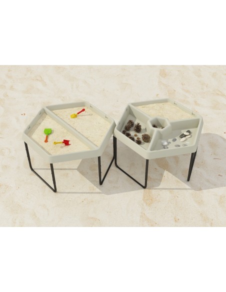 Masterkidz Hexagonal Sensory Tray – STEM, Sorting, Learning