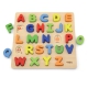 Puzzle do nauki Alfabetu Drewniana układanka Viga Toys