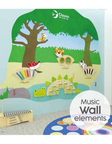 Muzyczna Tablica Ścienna TYGRYSEK CLASSIC WORLD EDU – zabawa i nauka