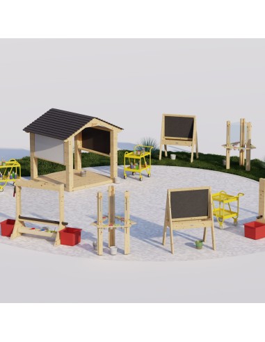 Drewniana Tablica Kredowa CLASSIC WORLD EDU - Edukacyjna Zabawka