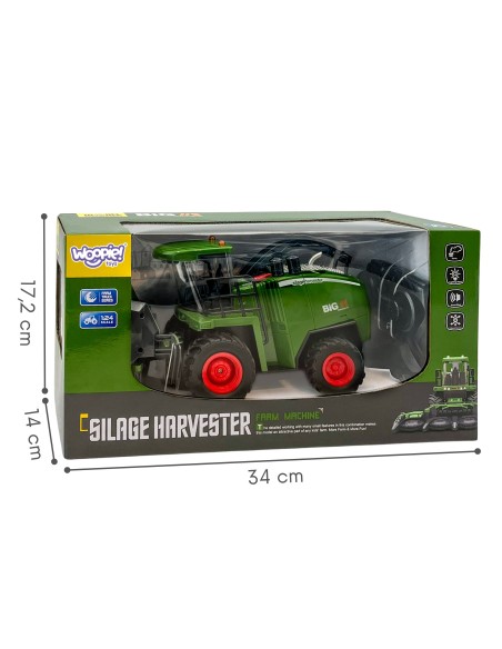 Remote Controlled Combine Harvester 1:24 Woopie - Lights, Sounds, Smoke