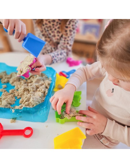 WOOPIE Kinetic Sand 0.5 kg with Table and Molds