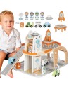 TOOKY TOY medinė kosminė stovėjimo aikštelė – Kosminė stotis vaikams