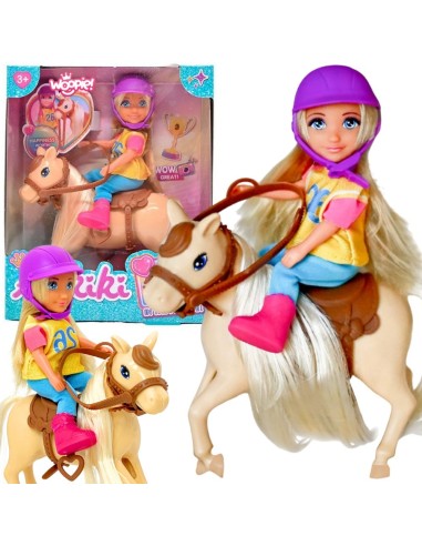 Ankiki Doll with Horse Riding Set for Kids – WOOPIE