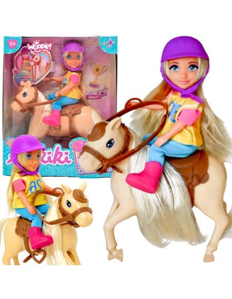Ankiki Doll with Horse Riding Set for Kids – WOOPIE