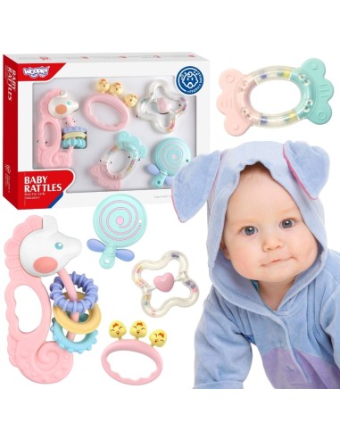 WOOPIE BABY Sensory Rattle Teether Set for Children