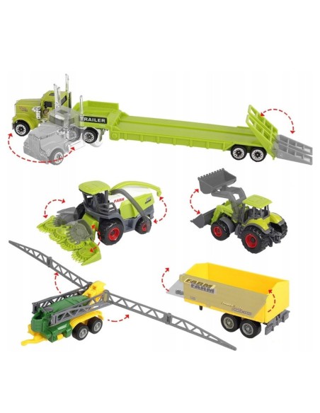 Woopie Tractors Agricultural Machinery Set - Children's Farm
