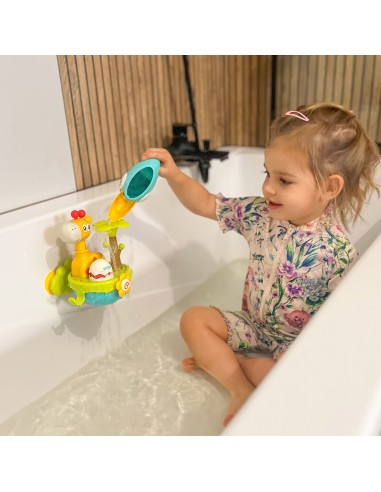 Giraffe Bath Toy Waterfall Suction Cup 18m+ - WOOPIE