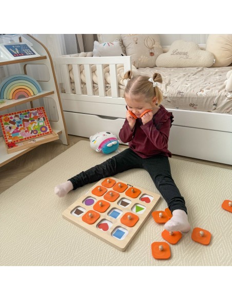 Viga Memory – žaidimas „Atspėk paveikslėlius“, 10 kortelių Montessori