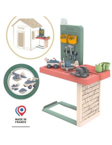 Smoby Life workbench with accessories for children's workshop