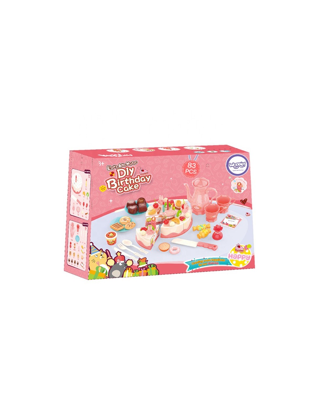 MASTERKIDZ Dewniane Klocki Tęczowe 29 Elem.