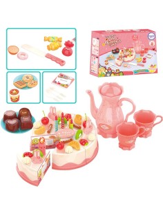 WOOPIE 83-piece Cuttable Birthday Cake - Set with Kettle
