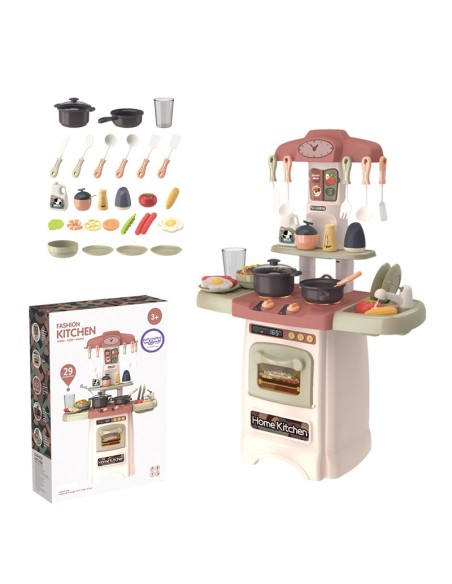 Modna Kuchnia z Wodą Światło Dźwięk WOOPIE - Zestaw 29el.