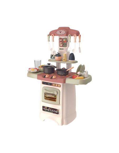 Fashionable Kitchen with Water Light Sound WOOPIE - Set of 29 pieces