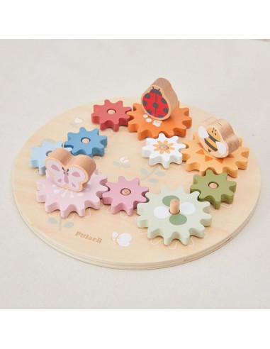 PolarB Wooden Gear Puzzle – VIGA Educational Toy