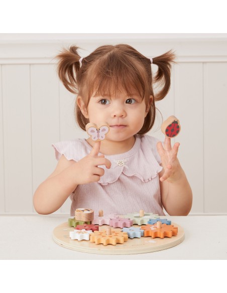 PolarB Wooden Gear Puzzle – VIGA Educational Toy