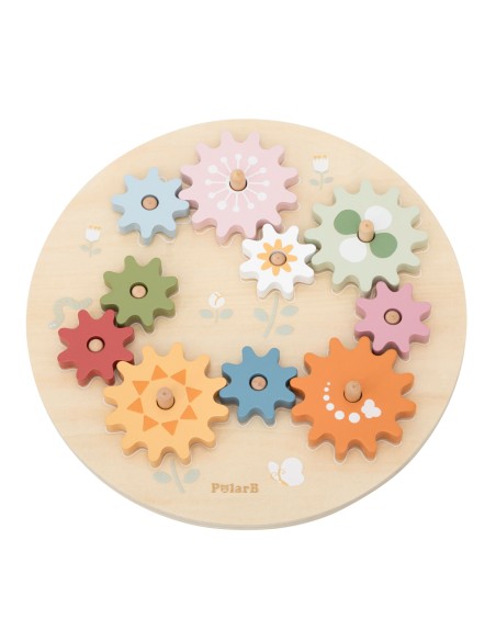 PolarB Wooden Gear Puzzle – VIGA Educational Toy
