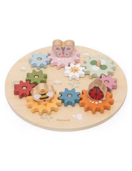PolarB Wooden Gear Puzzle – VIGA Educational Toy
