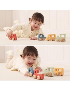 PolarB Wooden Vehicle Set – VIGA Educational Toy 2