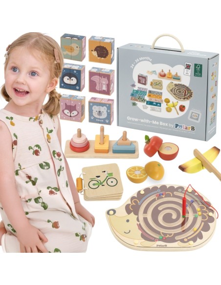 VIGA Lernspielzeug-Set Box 24-36 Monate