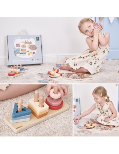 VIGA Lernspielzeug-Set Box 24-36 Monate