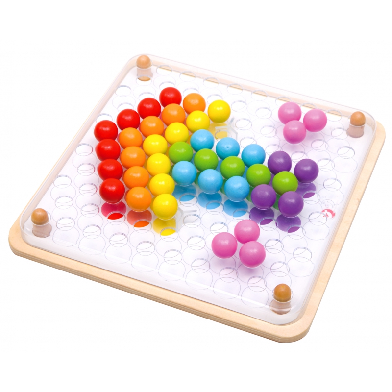 CLASSIC WORLD Drewniana Układanka Mozaika 63 elementy