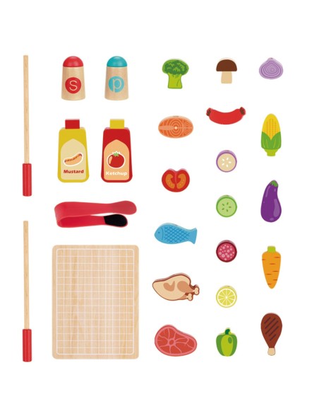 Wooden Garden BBQ Grill Cart WOOPIE - Kitchen Set