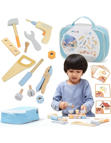 Viga Wooden Tool Set - creative fun for little handymen