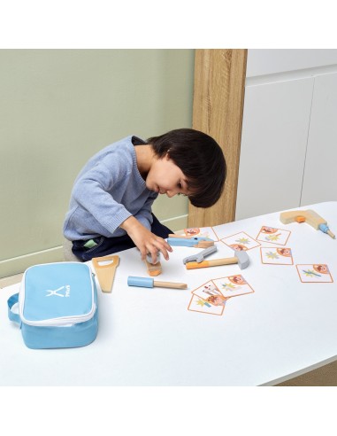 Viga Wooden Tool Set - creative fun for little handymen